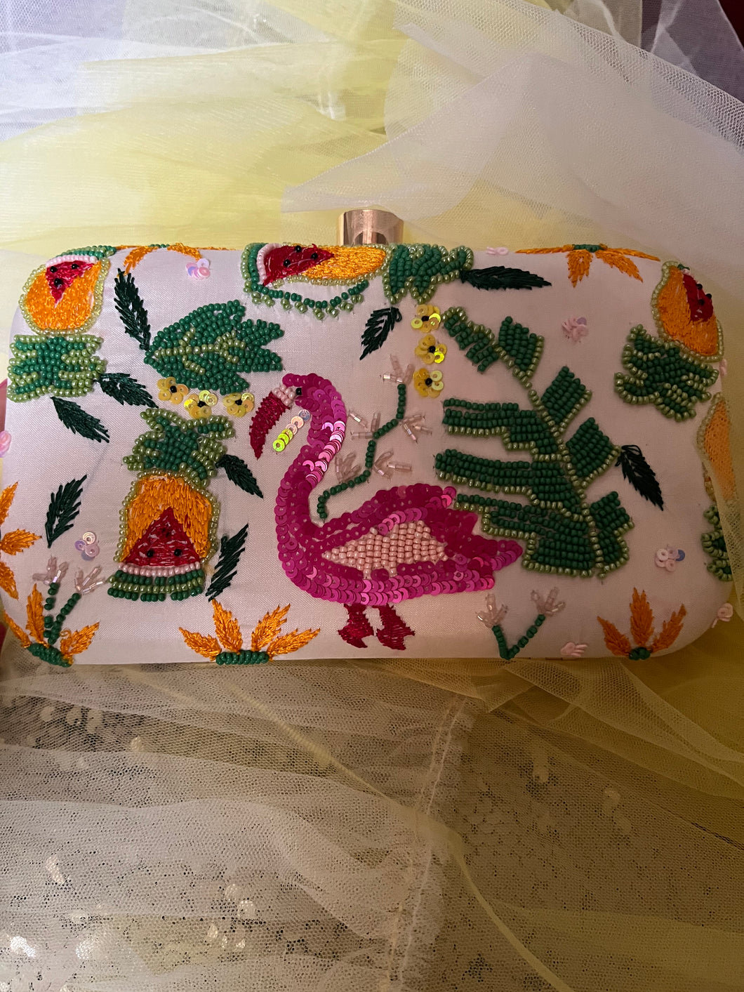 Flamingo Clutch