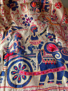 Elephant Phulkari Dupatta