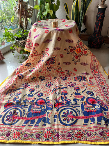 Elephant Phulkari Dupatta