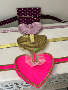 Gold Heart Belt Bag