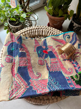 Load image into Gallery viewer, Blue Horses Phulkari Dupatta