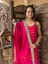 Load image into Gallery viewer, Fuschia Sequin Gharara Set