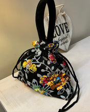 Load image into Gallery viewer, Black Sequin Bag