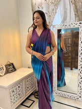 Load image into Gallery viewer, Glitter Draped Saree