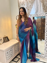 Load image into Gallery viewer, Glitter Draped Saree