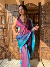 Load image into Gallery viewer, Glitter Draped Saree