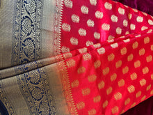 Load image into Gallery viewer, Red Banarsi Saree