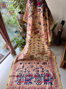 Elephant Phulkari Dupatta