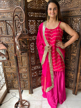 Load image into Gallery viewer, Fuschia Sequin Gharara Set