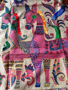 Pink Horses Phulkari Dupatta