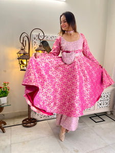 Brocade Anarkali Set