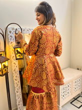 Load image into Gallery viewer, Maroon Gharara Set