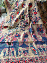 Load image into Gallery viewer, Blue Horses Phulkari Dupatta