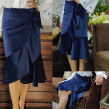 Load image into Gallery viewer, Ruffle Wrap Skirt