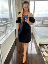 Load image into Gallery viewer, Black Off-Shoulder Dress