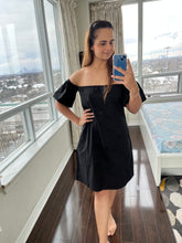 Load image into Gallery viewer, Black Off-Shoulder Dress