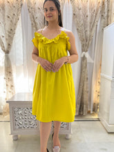 Load image into Gallery viewer, Lime Ruffle Dress