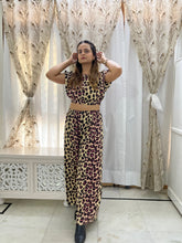 Load image into Gallery viewer, Beige and Pink Leopard Co-ord