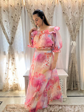 Load image into Gallery viewer, Peach Flowy Co-ord Set