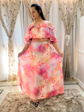 Load image into Gallery viewer, Peach Flowy Co-ord Set