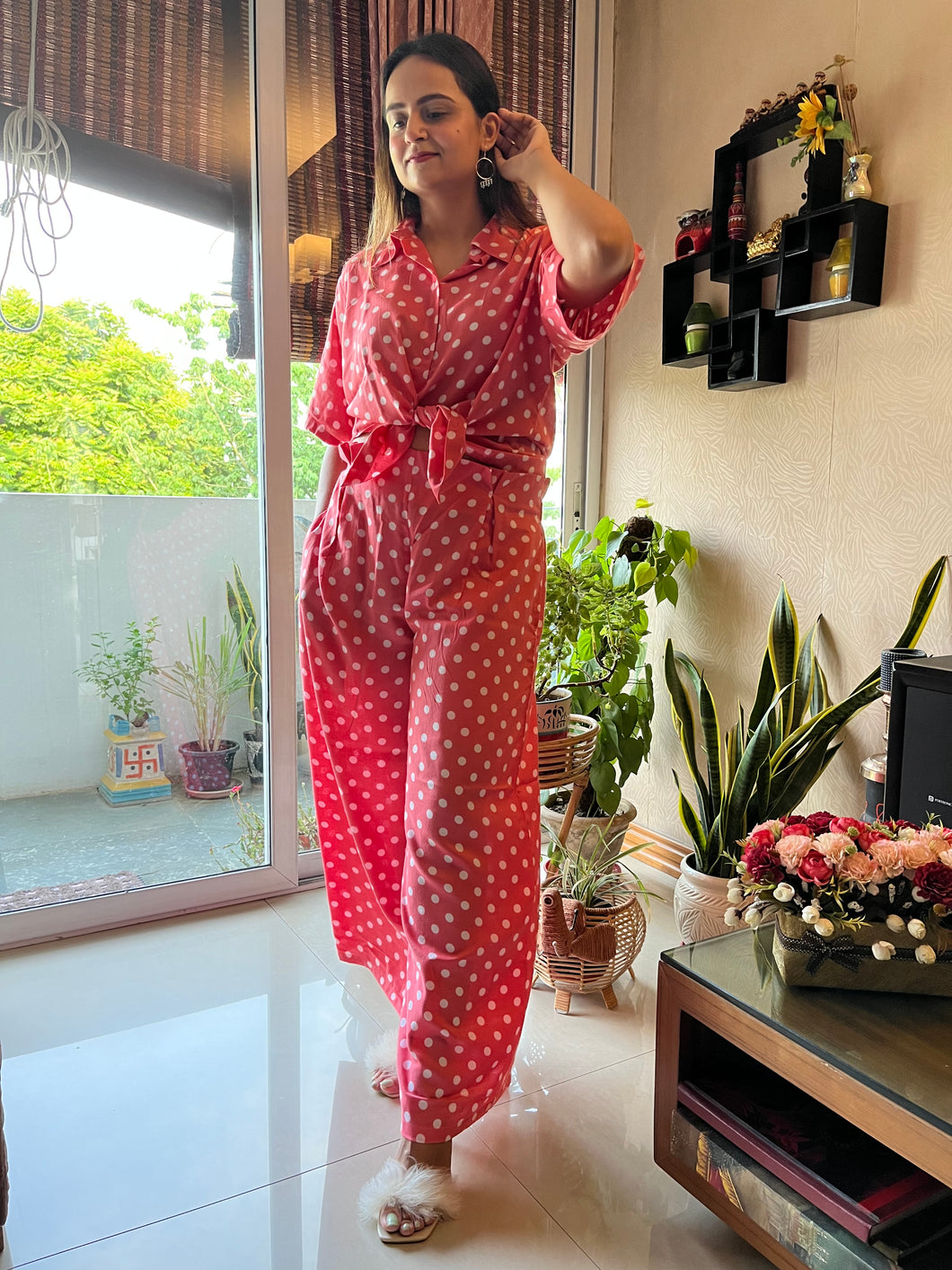 Pink Polka Dot Co-ord