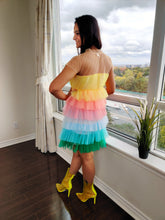 Load image into Gallery viewer, Rainbow Tulle Dress