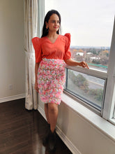 Load image into Gallery viewer, Luxurious Floral Work Skirt