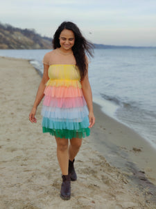 Rainbow Tulle Dress