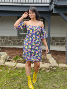 Quirky Popcorn Dress