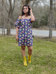 Quirky Popcorn Dress