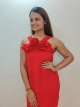 Load image into Gallery viewer, Red Ruffle Dress