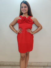 Load image into Gallery viewer, Red Ruffle Dress