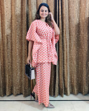 Load image into Gallery viewer, Pink Kaaftan Co-ord Set