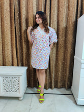 Load image into Gallery viewer, Ditsy Floral Chikankari Dress