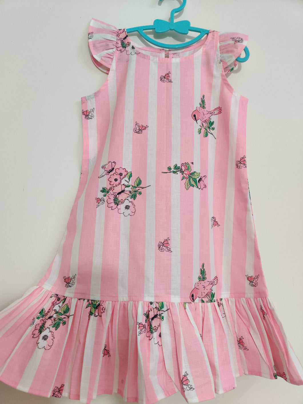 Kids Botanical Stripes Dress