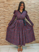 Load image into Gallery viewer, Pashmina Winter Dress with Belt